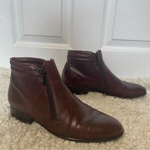 Lloyd Leather Shock absorber Zip Boots 9
